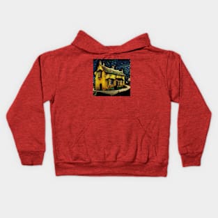 Starry Night Over Godric's Hollow Kids Hoodie